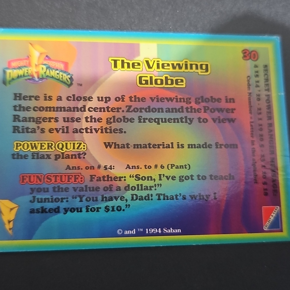 Power Rangers Trading Cards Collection - Picture 9 of 9